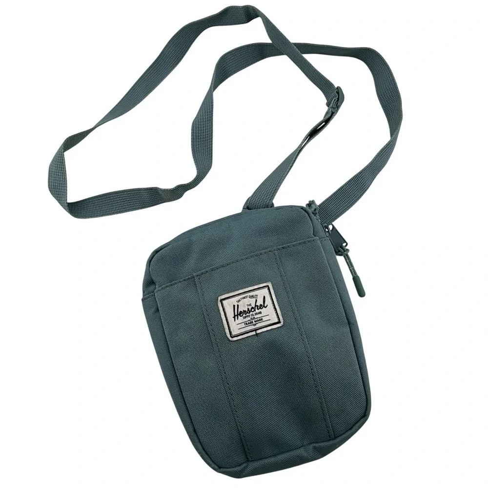 Herschel‎ Supply Co Small Crossbody Bag Blue/green Canvas